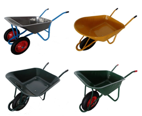 庭カートは一輪車に用具を使う