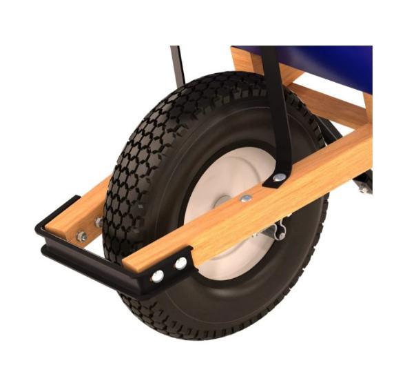 庭カートは一輪車に用具を使う
