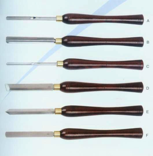 木のハンドルののみを切り分ける物質的な木製の旋盤の工具セットSGS 0