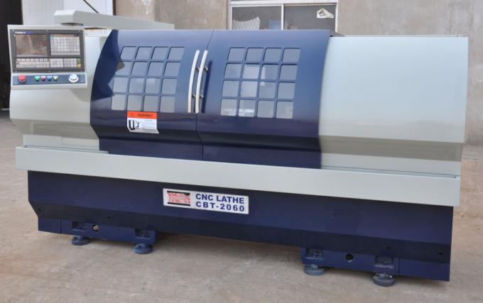 平床式トレーラー400mm CNCの金属の回転旋盤横のISO 9001 Hardway 1