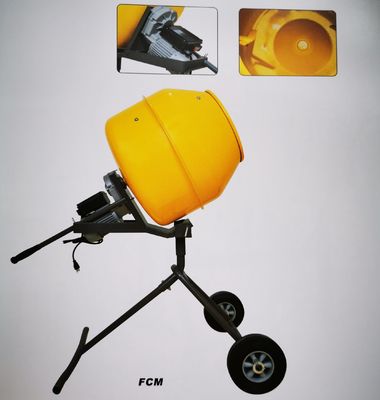 160L小型トラックミキサ機械黄色いセメントの混合機械