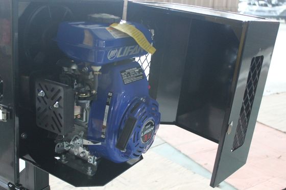 オレンジ小型電気トラックミキサISO 9000の150lコンクリートミキサー車