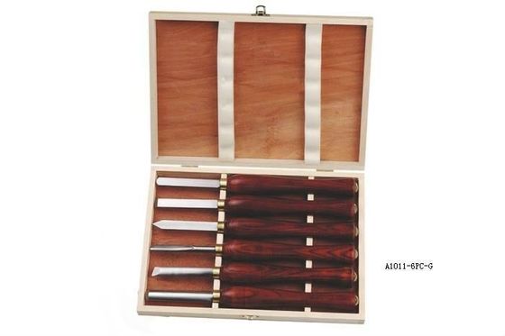 木のハンドルののみを切り分ける物質的な木製の旋盤の工具セットSGS
