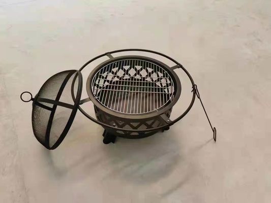 バーベキューのための携帯用庭の工作機械ISOの屋外の熱するストーブ